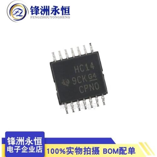 10pcs 74HC14PW SN74HC14PWR 74HC14 HC14 TSSOP14 new in stock zj