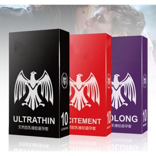 10pcs Ultra Thin Skin-friendly Water-soluble Lubrication Lasting Hyaluronic Acid Higher Sensitivity Condom Couple Sex Products