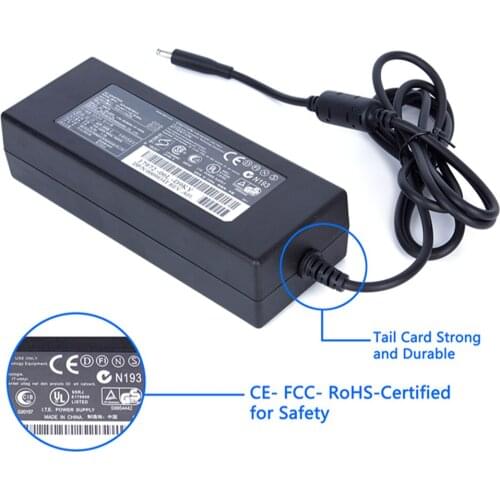 KWOKKERK 19.5V 7.7A 4.5x3.0mm Replacement Adapter Charger Power Cord for Dell Connector AC/DC 100-240v 50/60hz