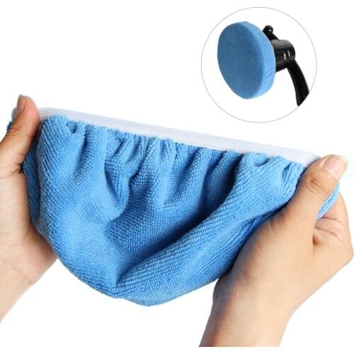 2@# Car Polisher Pad Cover for Car Paint Care 5-6" 7-8" 9-10" 3 Sizes Car Maintenance Polishing Bonnet Buffer Pad Microfiber