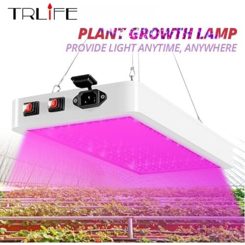 3000W LED Grow Light 312*2835 Leds Chip Waterproof Double Switch Phytolamp Growth Lamp Full Spectrum Plant Lighting For Flower