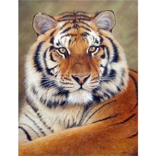Muxun Animals Tiger Diamond Painting Diamond Embroidery 5D Full Square Diamond Mosaic Diamond Paint Rhinestones Painting Jq173