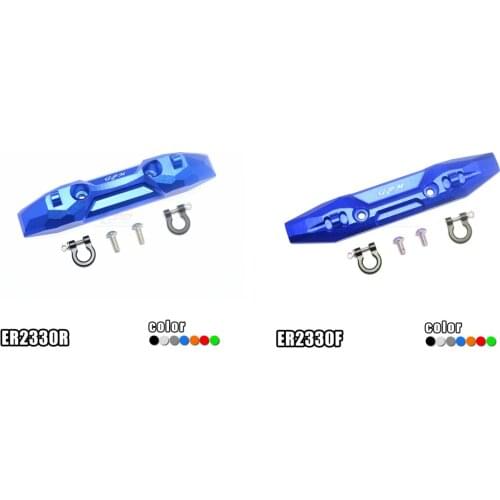 Aluminum Front Bumper With D-rings+ Rear Bumper With D-rings For TRAXXAS E-REVO 2.0 86086-4