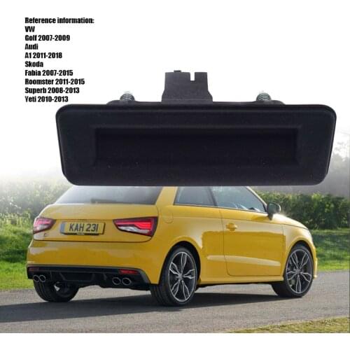 Car Rear Trunk Lock Release Handle Switch for Skoda Fabia Roomster Superb Yeti Audi A1 VW Golf 5J0827566E 5J0 827 566E