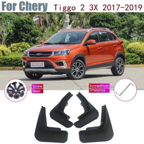 Front Rear Fender Mud Flaps Guard Splash Flap Mudguards Accessories Car Mudflap For Chery Tiggo 2 3X 2017 2018 2019