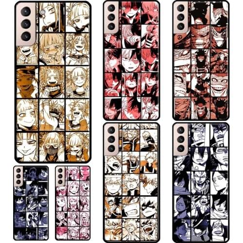 Bakugo Izuk Todoroki Collage BNHA Soft Case For Samsung Galaxy S21 Ultra S20 FE S8 S9 S10 Note 10 Plus Note 20 Ultra Coque