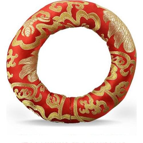 Yoga Tibetan Singing Bowl Mat Himalayan Hand Hammered Chakra Meditation Religion Belief Buddhist Supplies Home Decoration