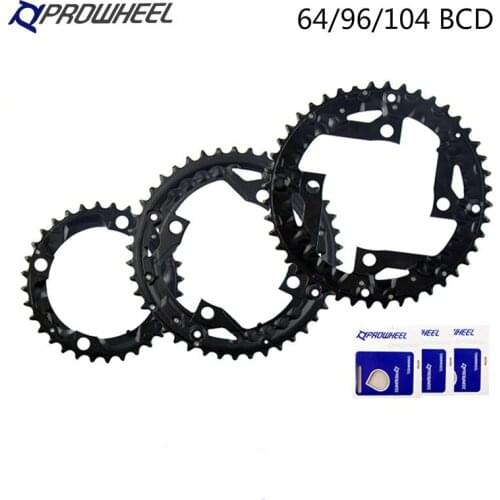 Round 64/96/104BCD Bicycle Chainwheel 22T 24T 30T 34T 40T 42T 44T MTB Chainring Bike Parts Cycling Equipment Bicycle Chain Wheel