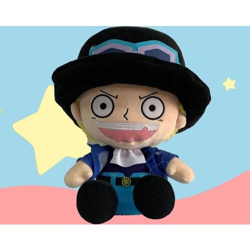 [MYKPOP]ONE PIECE Dolls SABO Action Figure Sitting Postures Stuffed Doll Amine Fans Collection Birthday Gift SC20071920