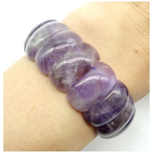 Natuurl paars crystal labradoriet tijgeroog kralen armband DIY sieraden energie Armbanden Stretch Chain armbanden voor vrouwen