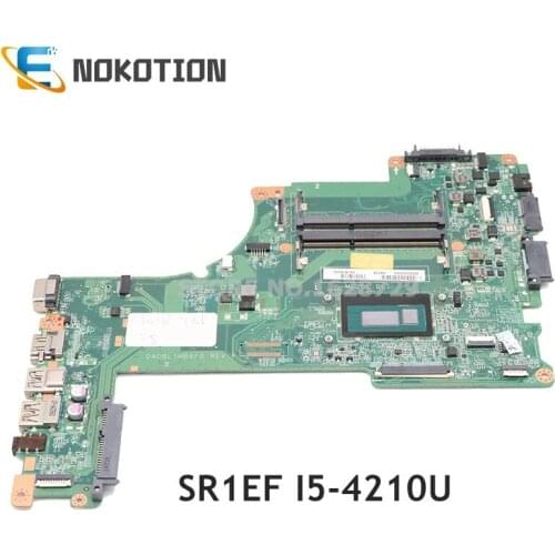 NOKOTION A000300080 DA0BLIMB6F0 for TOSHIBA Satellite L55T-B L55-B L55T L50-B laptop motherboard SR1EF i5-4210U CPU DDR3L
