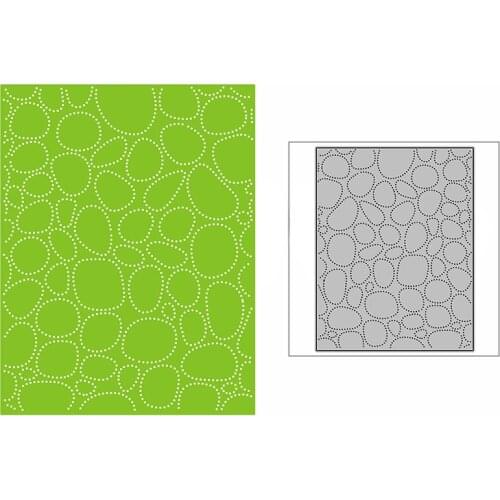 New Spotted Foams Bubble Background Plate Craft Embossing Mold 2021 Metal Cutting Dies for DIY Scrapbooking Album Card Making