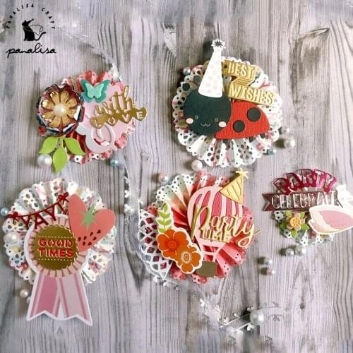 Panalisacraft Cute ladybug turtle Metal Cutting Dies Stencils for DIY Scrapbooking/album Decorative Embossing DIY Paper Cards