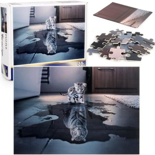 1000 Pcs Puzzle Cat Kids Adult Game Toy Pressure Relief Toy