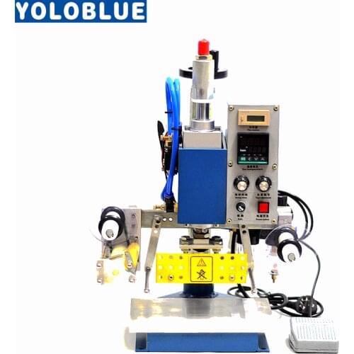220v/110v Pneumatic Printing Machine 130*100MM, Printer Leather, Hot Foil Stamping Machine Press Marking