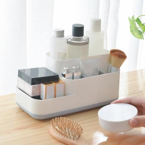 Cosmetic Storage Box Tidy Keeping Large Capacity Protective Desktop Sundries Organizer for Home Makeup Drawer Container