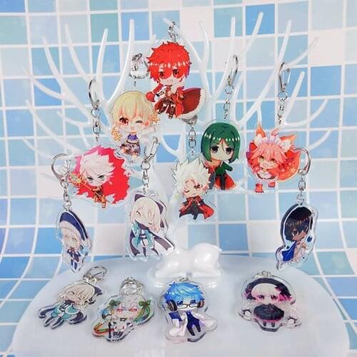 1pcs Anime Keychain Fate/Grand Order Game Fate Grand FGO Keychain Saber Astolfo key ring llaveros para mujer