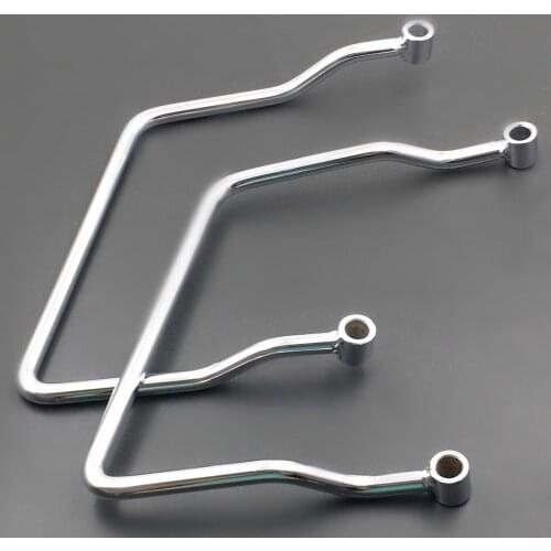 19.5cm Motorbike Saddle Bag Support Bar Bracket For Honda Shadow VLX600 VT Steed