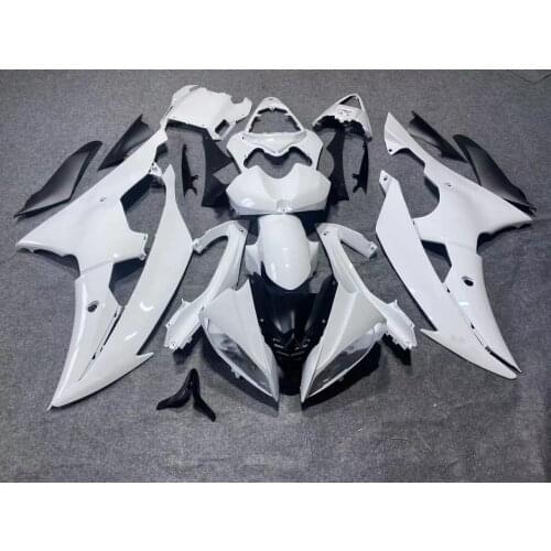 2021 WHSC Cowlings For YAMAHA R6 2008 ABS Plastic Fairing Kit White Color