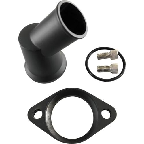 45°/15° Polished Aluminum Water Neck Swivel Thermostat Housing for Chevy SB BB 327 350 454 396