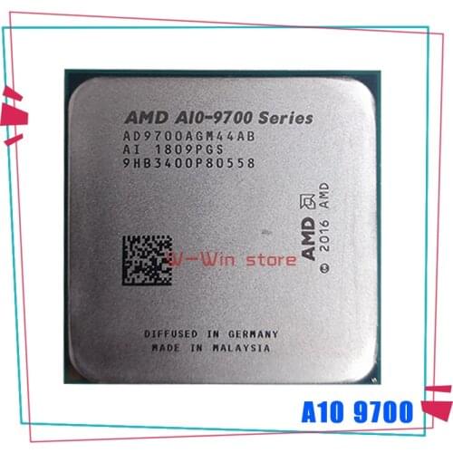 AMD A10-Series A10-9700 A10 9700 3.5 GHz Quad-Core CPU Processor AD9700AGM44AB AD970BAGM44AB Socket AM4