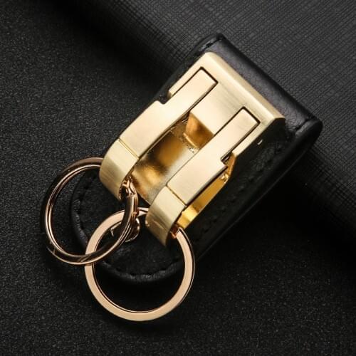 Car Key Ring Leather Motorcycle Key Chain Waist Pendant for Toyota Rav4 Suzuki Sx4 Kia Optima K5 Subaru Keychain Accessories