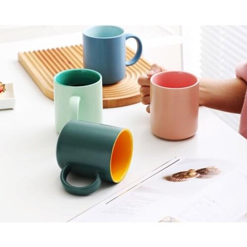 Tea Cup Coffee Mug Coffee Cup Creative Ceramic Cup Mug Large Capacity Water Cup Home Office Kitchen Supplies