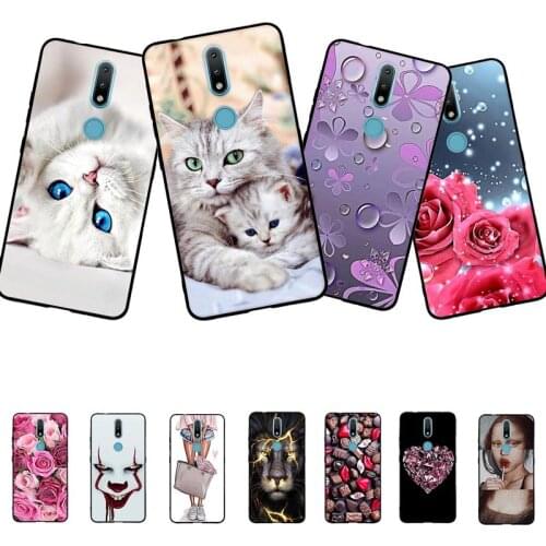 For Nokia 2.4 Nokia2.4 TA-1277 TA-1275 TA-1274 TA-1270 Case Soft TPU Silicone Cute Coque For Nokia 2.4 Nokia2.4 Cover Funda Capa