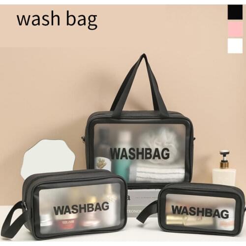 Travel Makeup Bag Women Men Waterproof Toiletries Cosmetic Bag Organizer Case Necessaries Make Up Wash Toiletry Bags