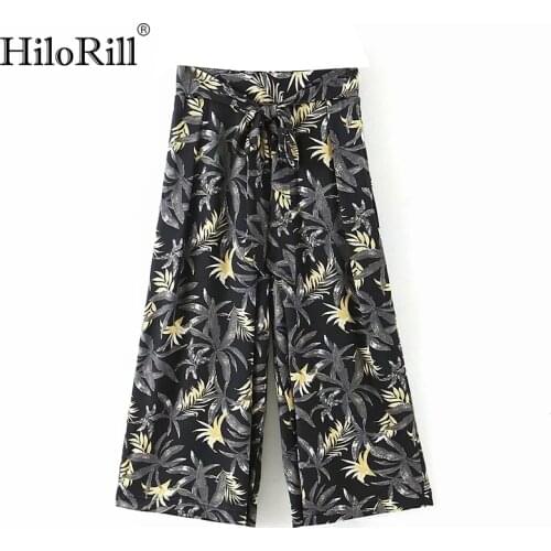 HiloRill Women's Wide Trousers