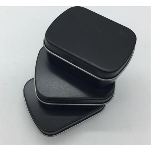 Storage Box Small Jewelry Candy Coin Key Organizer Tin Flip Black Gifts Sealed F20173896