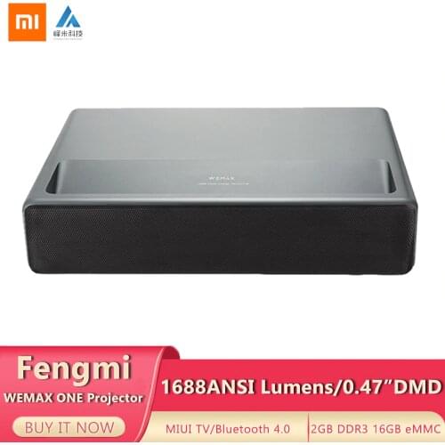 2019 Xiaomi Fengmi Wemax ONE Laser Projector TV English Interface 1688 lumen 150 Inche Full HD 4K Support Bluetooth DOLBY DTS 3D
