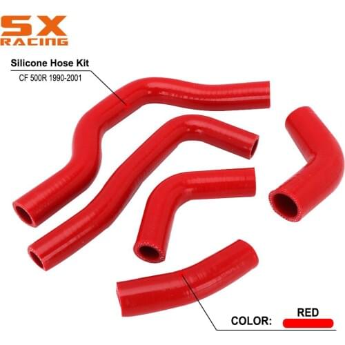 Motorcycle Silicone Radiator Hose Coolant Tube Water pipe For Honda CR500R CR 500R 500 R 1990-2001 Off Road Performance Silicone