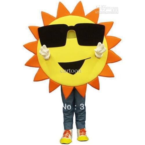 NEW Sun Sunflowers Mascot Costume Adult Character Costume Cosplay mascot costume free shipping