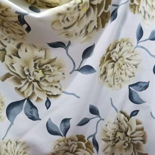 Chiffon Fabric Print Cloth Family Wear Dressing Shirt Trousers DIY Sewing Fabric