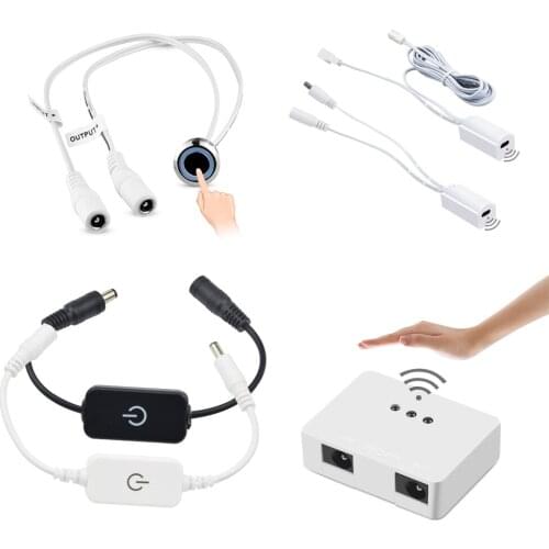 Smart Auto ON/OFF DC 12V-24V Touch Dimming Light Strip Switch LED Hand Sweep Motion Sensor Controller for 12V LED Strip