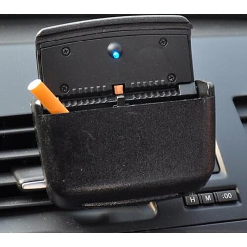 Universal Home Auto Car Air Outlet Ashtray Multiuse LED Cigarette Smoke Remover