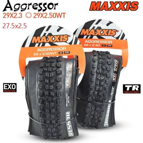 1pc MAXXIS 29 AGGRESSOR Bicycle Tires 27.5*2.5 29*2.3 29*2.5 EXO Protection TR Tubeless 29er Folding MTB Mountain Bike Tire
