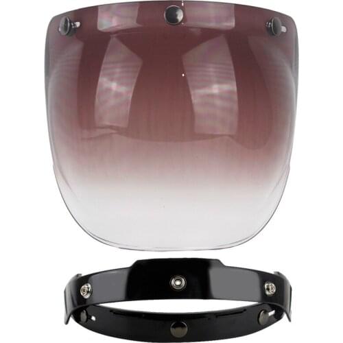 Motorcycle Open Face Vintage Helmet Visor Summer Winter Wind Shield Helmet Lens Visor for Vintage Helmet Motorcycle Accessories