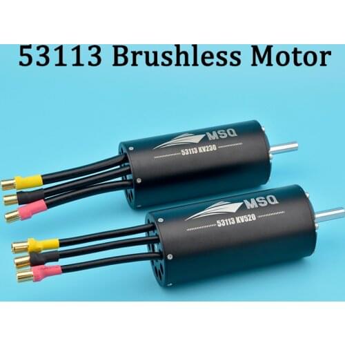High Speed Good Quality MSQ 53113 Brushless Motor 230KV / 520KV Brushless Motor For RC Marine Boats