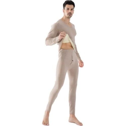Sleepwear Women Long Johns Sets Winter Slim Body Shape Woman And Man Thermal Underwear Sets Female Warm