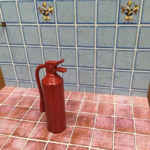 G07-X482 children gift Toy 1:12 Dollhouse mini Furniture Miniature rement Doll accessories Fire extinguisher 1pcs