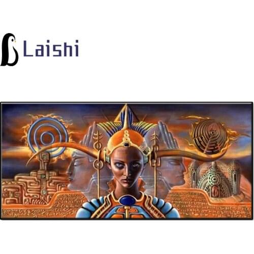 3D picture of rhinestones mosaic Egyptian pharaoh, Egyptian man full embroidery diamonds painting sale crystal beads home decor