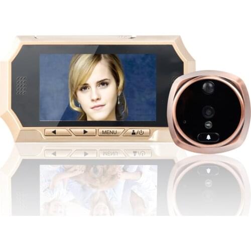 4.3" TFT LCD Screen Digital Peephole Door Viewer Camera PIR Motion Detection Doorbell 160 Degree Wide Angle IR Night Vision