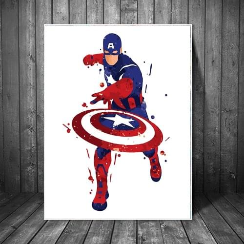 Diamond Embroidery Cross Stitch Diamond Painting Captain America Marvel Superhero 5D DIY Full Drill Mosaic Rhinestone Pictures