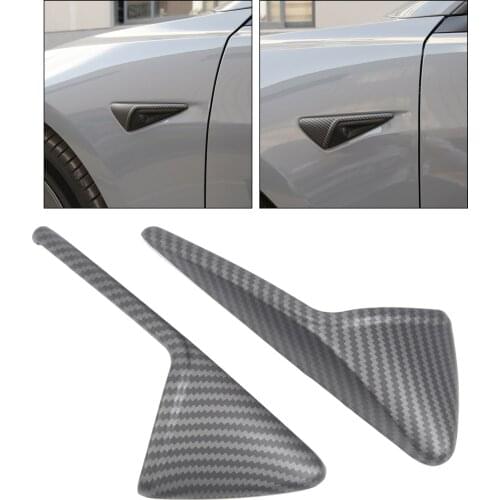 2 Pieces Side Camera Protection Cover Fit for Tesla Model Y 2021 Trim Auto