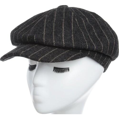 High quality Newsboy Caps for men and women Autumn Winter Fashion Unisex Octagonal Hats Hats for women Winter outdoor Flat cap