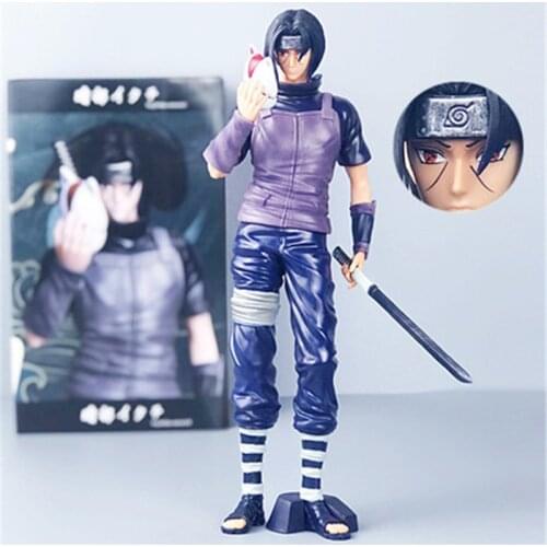 New Uchiha The Dark Weasel Stands And Organizes Uchiha Itachi Action Figures Naruto Shippuden Anime Figure Uzumaki Naruto Figure