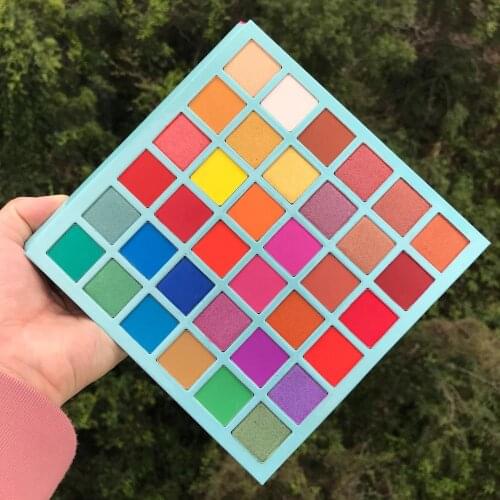 Pro Colorful Pigmented Eyeshadow Pallete Matte Makeup Shimmer Radiant Glitter Eye Shadow Palette Powder Private Label Cosmetic