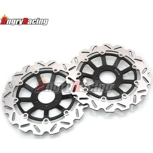 Front Floating Brake Disc Rotors For Honda CBR1100XX Super Blackbird 99-08 CB1100SF X-11 SC42 00-04 CB1300 SC401284CC 01-02